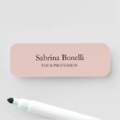 平ユニークエレガント式シンプルバラ金ゴールド色 名札 (インサイチュ)