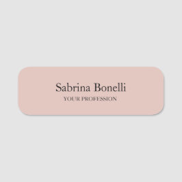 平ユニークエレガント式シンプルバラ金ゴールド色 名札