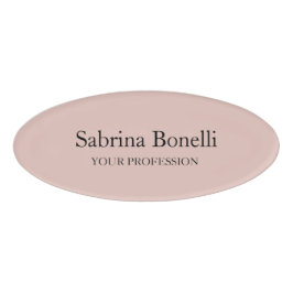 平ユニークエレガント式シンプルバラ金ゴールド色 名札