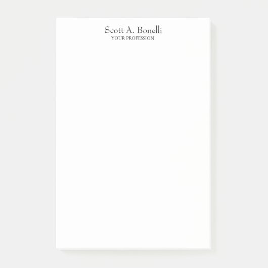 平ユニークエレガント式シンプル白 ポストイット (正面)