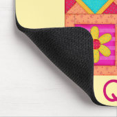 平保容とキルトパッチワークカラフルブロック マウスパッド (コーナー)