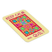 平保容とキルトブロック数々のパッチワークキルト マグネット (右側)