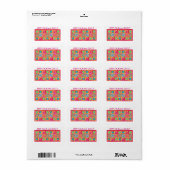 平保容とキルトブロック数々のパッチワークキルト ラベル (フルシート)