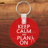 平保静と計画オン（任意の色） キーホルダー (正面)
