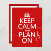 平保静と計画オン(任意の色) ポストカード (正面/裏面)