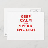 平保静な話英語 ポストカード (正面/裏面)