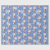 「平光院」かわいいクリスマスデザイン ラッピングペーパー (フラット)