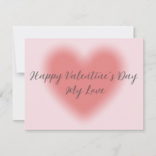 平凡なバレンタインデーのカード シーズンカード (正面)