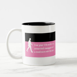 平凡な白い男の手に入らない短剣/パワーアップ！ ツートーンマグカップ