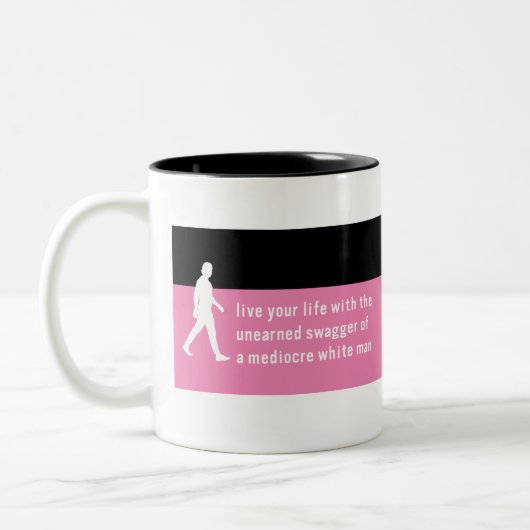 平凡な白い男の手に入らない短剣/パワーアップ! ツートーンマグカップ (左)