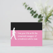 平凡な白い男の手に入らない短剣/パワーアップ！ ポストカード (スタンド正面)