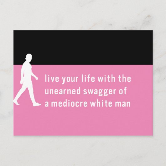 平凡な白い男の手に入らない短剣/パワーアップ！ ポストカード (正面)