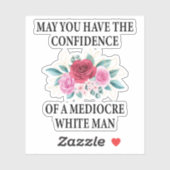 平凡な白の自信をお願い シール (シート)