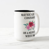 平凡な白の自信をお願い ツートーンマグカップ (正面右)