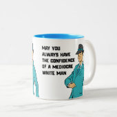 平凡な白人のマグカップの自信 ツートーンマグカップ (正面右)