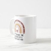 平凡な白人の自信を受け取って コーヒーマグカップ (正面左)