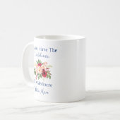 平凡な白人引用文の自信 コーヒーマグカップ (正面左)