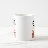 平凡な白人男性のような自信がありますように コーヒーマグカップ (中央)