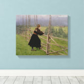 平原で キャンバスプリント (インサイチュ (ウッドフロア))