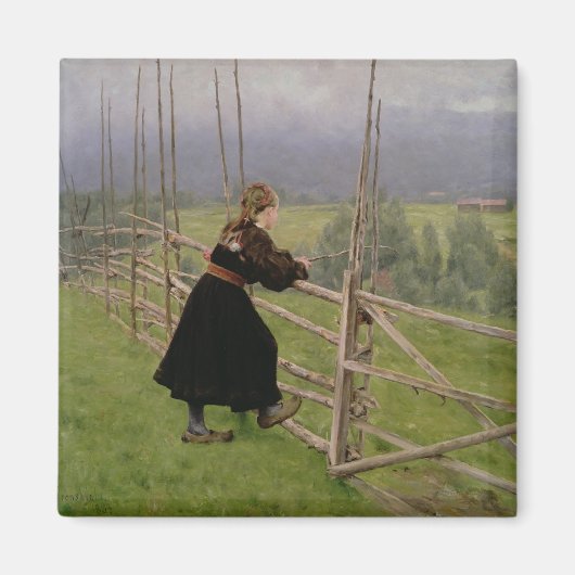 平原で マグネット (正面)