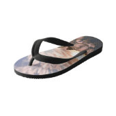 平原の美しい空 キッズビーチサンダル (アングル)