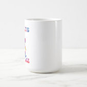平和おもしろいに信じの大足 コーヒーマグカップ (中央)
