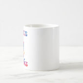 平和おもしろいに信じの大足 コーヒーマグカップ (中央)