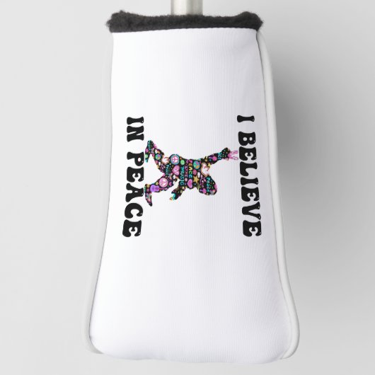 平和おもしろいに信じの大足 ゴルフヘッドカバー (回転90)