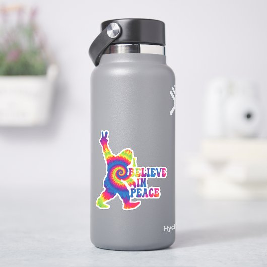 平和おもしろいに信じの大足 シール (HydroFlask)