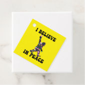 平和おもしろいに信じの大足 フェイバータグ (インサイチュ)