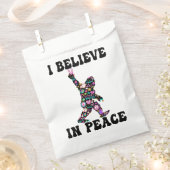 平和おもしろいに信じの大足 フェイバーバッグ (クリップ留めされた状態)