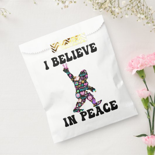 平和おもしろいに信じの大足 フェイバーバッグ (封をした状態)