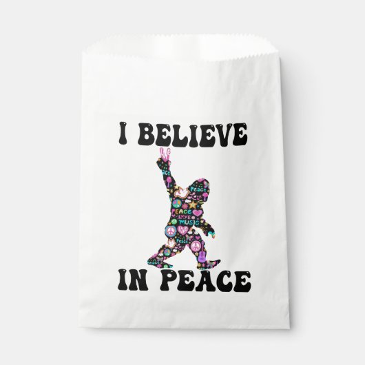 平和おもしろいに信じの大足 フェイバーバッグ (正面)