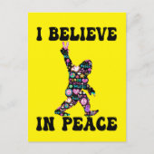 平和おもしろいに信じの大足 ポストカード (正面)