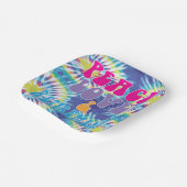 平和おもしろい愛と退職パーティー ペーパープレート (傾斜あり)