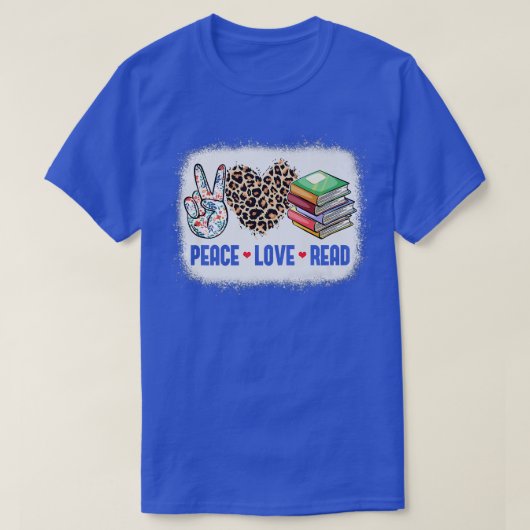 平和おもしろい愛読本虫本愛学校L Tシャツ (デザイン正面)