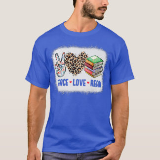 平和おもしろい愛読本虫本愛学校L Tシャツ