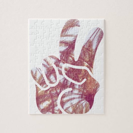 平和およびヤシの木 ジグソーパズル (縦)