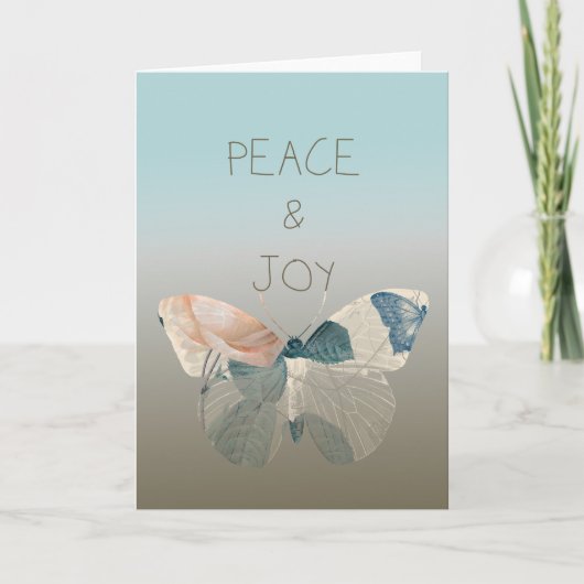 平和および喜びの蝶 シーズンカード (正面)