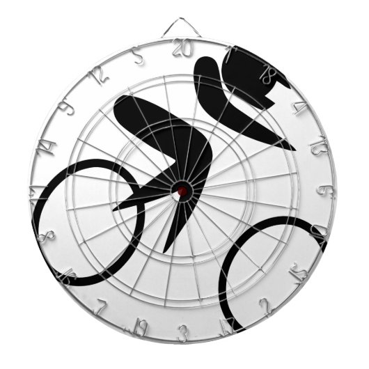 平和および喜びへ自転車に乗ること ダーツボード (正面)