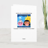 平和および愛についての季節の挨拶 シーズンカード (裏面)