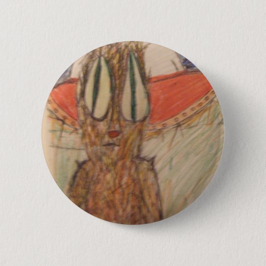 平和および愛ボタン 缶バッジ (正面)