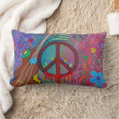 平和および愛枕 ランバークッション (ブランケット)