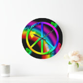 平和および愛虹の柱時計 ラージ壁時計 (ホーム)