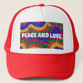 平和および愛 キャップ (正面)