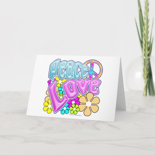 平和および愛 シーズンカード (正面)