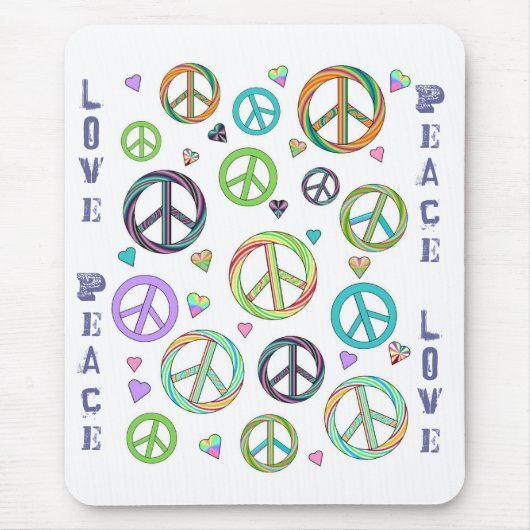 平和および愛 マウスパッド (正面)