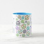 平和および愛 マグカップ (中央)