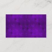 平和および花 名刺 (裏面)