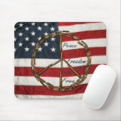 平和およびfreedonは自由ではないです マウスパッド (マウス)